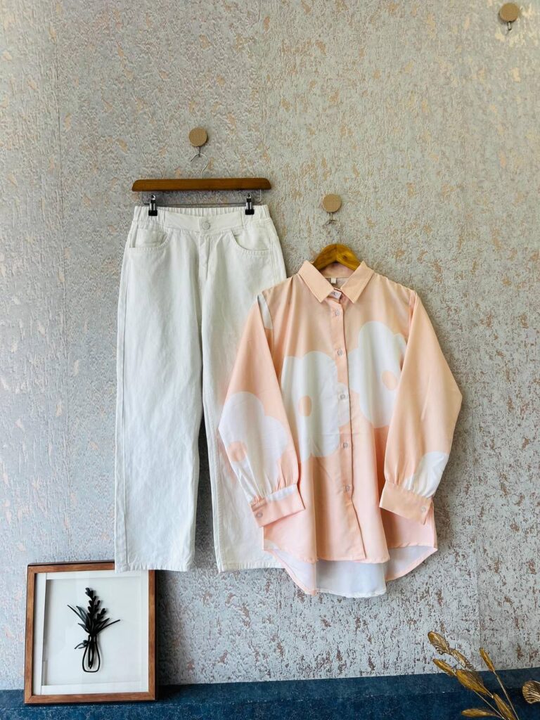 western shirt and jeans